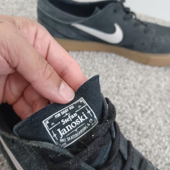 Nike Zoom Stefan Janoski RM SB Mens Black Gum Skate Shoes Mens 11.5 AQ7475-003 - Picture 4 of 10